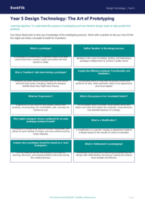 Free Prototyping Flashcards | Year 5 Greater Depth | BookFlik