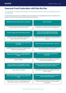 Free Seasonal Food Flashcards | Year 5 Greater Depth | BookFlik