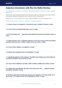 Free Adjectives Quiz | Year 6 Core | BookFlik