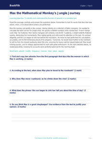Free Adverbs Comprehension | Year 6 Core | BookFlik