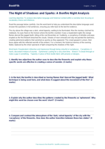 Free Bonfire Night Track Sheet | Year 5 Greater Depth | BookFlik
