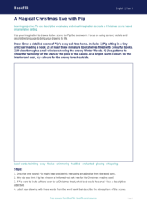 Free Christmas Story Drawing Sheet | Year 3 Core | BookFlik