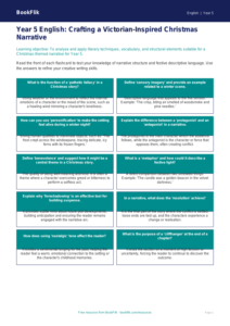 Free Christmas Story Flashcards | Year 5 Greater Depth | BookFlik