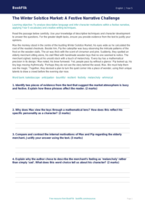 Free Christmas Story Track Sheet | Year 5 Greater Depth | BookFlik