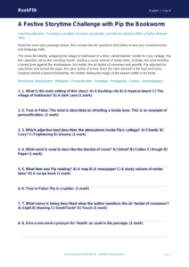 Free Christmas Story Quiz | Year 6 Core | BookFlik