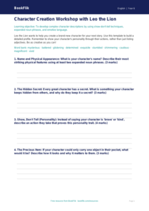 Free Creative Writing Template | Year 6 Core | BookFlik