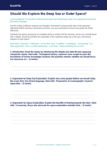 Free Discussion Texts Writing Frame | Year 5 Greater Depth | BookFlik