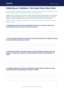 Free Easter Story Template | Year 5 Greater Depth | BookFlik