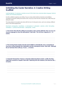 Free Easter Story Writing Frame | Year 5 Greater Depth | BookFlik