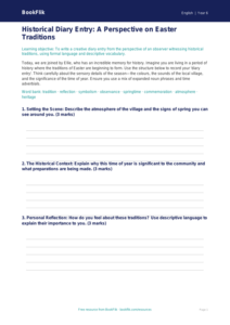 Free Easter Story Template | Year 6 Core | BookFlik