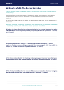 Free Easter Story Writing Frame | Year 6 Core | BookFlik