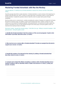 Free Fronted Adverbials Track Sheet | Year 5 Greater Depth | BookFlik