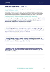 Free Inference Activity Sheet | Year 6 Core | BookFlik