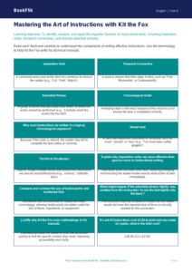 Free Instructions Flashcards | Year 5 Greater Depth | BookFlik