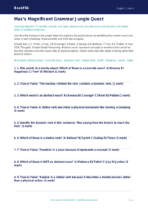 Free Nouns And Verbs Quiz | Year 5 Greater Depth | BookFlik
