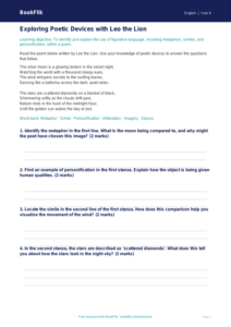 Free Poetry Track Sheet | Year 6 Core | BookFlik