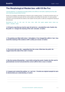Free Prefixes And Suffixes Activity Sheet | Year 5 Greater Depth | BookFlik