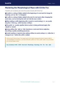 Free Prefixes And Suffixes Poster | Year 5 Greater Depth | BookFlik
