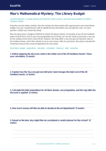 Free Reading Comprehension Activity Sheet | Year 6 Core | BookFlik