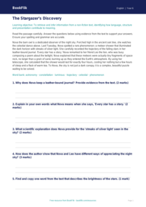 Free Reading Comprehension Track Sheet | Year 6 Core | BookFlik