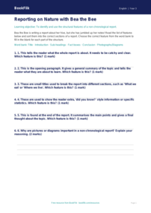 Free Report Writing Activity Sheet | Year 3 Core | BookFlik