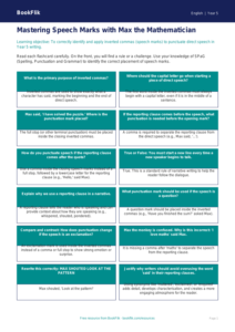 Free Speech Marks Flashcards | Year 5 Greater Depth | BookFlik