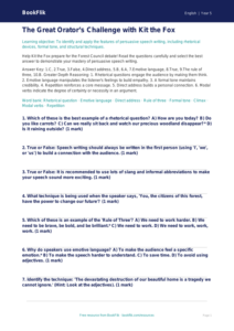 Free Speech Writing Quiz | Year 5 Greater Depth | BookFlik
