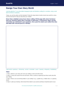 Free Stories Drawing Sheet | Year 3 Core | BookFlik