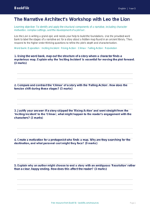 Free Stories Activity Sheet | Year 5 Greater Depth | BookFlik