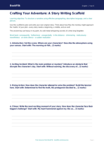 Free Stories Writing Frame | Year 6 Core | BookFlik