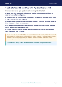 Free World Book Day Poster | Year 6 Core | BookFlik