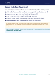Free Body Parts Poster | Year 4 Supported | BookFlik