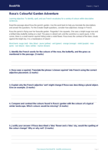 Free Colours Track Sheet | Year 5 Greater Depth | BookFlik