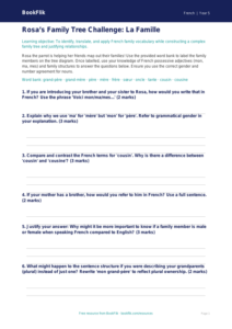 Free Family Activity Sheet | Year 5 Greater Depth | BookFlik