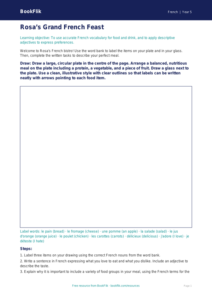 Free Food Drawing Sheet | Year 5 Greater Depth | BookFlik