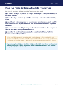 Free Food Poster | Year 5 Greater Depth | BookFlik