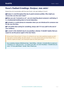 Free Greetings Poster | Year 5 Greater Depth | BookFlik