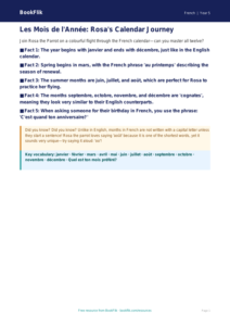 Free Months Of The Year Poster | Year 5 Greater Depth | BookFlik
