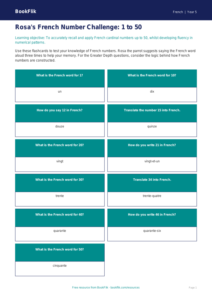 Free Numbers Flashcards | Year 5 Greater Depth | BookFlik