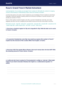 Free Numbers Worksheet | Year 5 Greater Depth | BookFlik