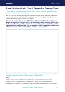 Free Opinion Phrases Drawing Sheet | Year 5 Greater Depth | BookFlik
