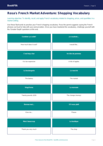 Free Shopping Flashcards | Year 5 Greater Depth | BookFlik