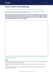 Free Telling The Time Drawing Sheet | Year 5 Greater Depth | BookFlik