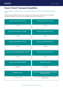 Free Transport Flashcards | Year 5 Greater Depth | BookFlik