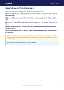 Free Verbs And Tenses Poster | Year 4 Supported | BookFlik