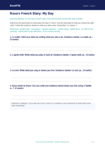 Free Verbs And Tenses Template | Year 4 Supported | BookFlik