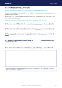 Free Verbs And Tenses Track Sheet | Year 4 Supported | BookFlik