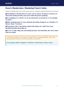 Free Verbs And Tenses Poster | Year 5 Greater Depth | BookFlik