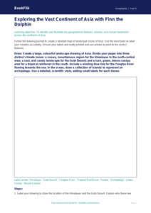 Free Asia Drawing Sheet | Year 5 Greater Depth | BookFlik