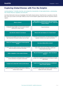 Free Biomes Flashcards | Year 5 Greater Depth | BookFlik
